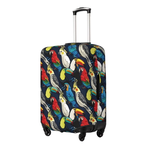 Fotbe Parrot Funda Protectora para Equipaje, Antirrayones y Resistente a la Suciedad, Compatible con Maletas de 18 a 32 Pulgadas-X-Large