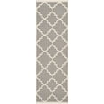 thumbnail image 5 of SAFAVIEH Dhurrie Tobias Geometric Moroccan Wool Runner Rug, Grey/Ivory, 2'6" x 8', 5 of 10