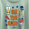 thumbnail image 3 of Zootopia 2 - Judy And Nick On The Case - Kids Youth Girl Short Sleeve Boxy Tee, 3 of 5
