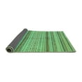 thumbnail image 2 of Ahgly Company Indoor Rectangle Abstract Turquoise Blue Modern Area Rugs, 2' x 3', 2 of 4