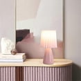 thumbnail image 2 of E27 Bedside Lamp, Fabric Shade, Desk Lamp, Ceramic Table Lamp, Bedside Lamp, Modern Table Lamp, Bedroom Lamp for Bedroom or Hotel, 2 of 5