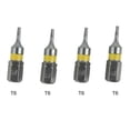 thumbnail image 2 of 4Pcs 25mm T6-T40 Magnetic Torx Screwdriver Bits Set Electric Screwdriver Head T6/T8/T9/T10/T15/T20/T25/T27/T30/T35/T40 Hand Tool, 2 of 5
