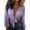 Purple*, variant on Women's Swimwear Cover Ups Tops Tie Front Knot Swimsuit Bikini Bathing Suit Long Sleeve Soft Beach Wrap Shirt