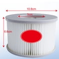 thumbnail image 4 of Cartuccia filtro di ricambio per filtro idromassaggio Mspa, filtro acqua di ricambio per vasca idromassaggio e spa, per piscine gonfiabili - Modelo filtro acqua (6 pezzi), 4 of 5