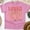 Azalea, variant on Loved Shirt for Women - John 3:16 Scripture Tee with Pink Bow Design, Ash, Size M