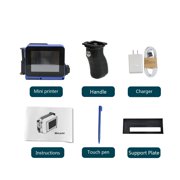 PC12 12.7mm Handheld Mini Printer Portable Printer QR Bar Batch Code Date Number Logo Expiry Handheld Inkjet Printer