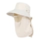 thumbnail image 3 of Sombrero para el sol con solapa para el cuello y cubre la cara, sombrero de pescador ligero con protección solar. Beige, 3 of 9