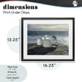 thumbnail image 4 of Stupell Industries Rustic Lodge Balancing Sea Glass Pebbles Black Framed Print Under Glass, 16 x 13, by LMarie Allen, 4 of 8