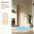 thumbnail image 3 of ODIKA 6'x9' Machine Washable Non-Slip Area Rug, Safari Dreams Whimsical Beast Motif Blue High Traffic Rug, Blue, 296603, 3 of 7