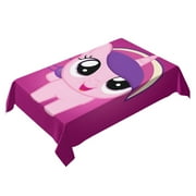 My little pony themed square tablecloth 54 * 72 inches durable stylish