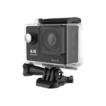 iPM 4K - Action camera - 4K / 10 fps - 12.0 MP - Wi-Fi - underwater up to 98.4 ft - black