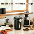 thumbnail image 5 of Aovky Coffee Canister, Airtight 22OZ Stainless Steel Coffee Container with Date Tracker & Measuring Scoop, Kitchen Food Storage Jar for for Coffee Beans, Grounds, Tea, Sugar, Cereal, Black, 5 of 8