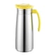 thumbnail image 3 of Hervidor de agua fría Jarra de acero inoxidable Jarra de agua 1300 ml Jarras con asa Agua Amarillo, 3 of 9