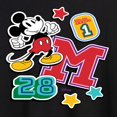 thumbnail image 3 of Disney - Mickey Mouse - Stitched Collegiate Patches - Juniors Ideal Flowy Muscle T-Shirt, 3 of 5