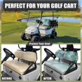 thumbnail image 6 of FUIALDOLG Golf Cart Seat Covers for Club Car Front and Rear Seat Cushion, Tropical Palm Leaves Universal Fit for Women Men Ezgo Golf Cart Accessories, Breathable & Easy to Clean, 6 of 8