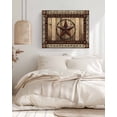 thumbnail image 3 of Western Farmhouse Wall Art for Living Room,Canvas Picture Wall Decor for Bathroom Bedroom,Primitive Rustic Country Retro Texas Star Painting Artwork for Office Hallway Dining Room Decor 20"x24", 3 of 8