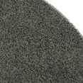 thumbnail image 3 of SAFAVIEH Lavena Solid Plush Shag Area Rug, Dark Grey, 6'7" x 6'7" Round, 3 of 7