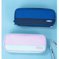 thumbnail image 4 of Deli 1-Piece Oxford Cloth Pencil Case, Multi-Compartment Large Capacity (Blue), 4 of 7