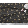 thumbnail image 3 of Soimoi Poly Georgette Fabric Circle,Dot & Prawns Ocean Print Fabric by Yard 52 Inch Wide, 3 of 3