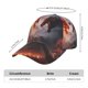 thumbnail image 2 of Fotbe Fire Sky Dragon Gorro Clásico de Béisbol, Gorra Ajustable con Broche Snapback, Gorro de Exterior de Algodón Suave, 2 of 6