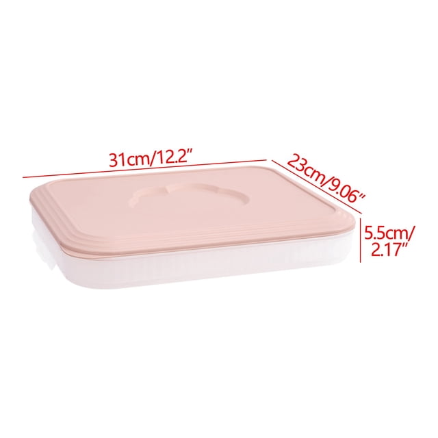 Wuztai Offres 90 % de Réduction Boîte à Raviolis Plateau à Raviolis Multi-Couches Rangement Réfrigérateur Frais Ménager Boîte de Rangement Rapide pour Raviolis Boîte de Rangement pour Œufs de Raviolis Liquidation