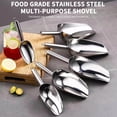thumbnail image 5 of IMossad Ice Scoop, Stainless Steel Shovel Scoops Kitchen Utility Scoops Set, Bar Ice Scooper for Ice Maker Freezer Coffee Bean Food Candy Flour Popcorn Round Bottom, 5 of 7