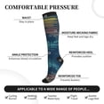 thumbnail image 3 of Bixox Palm Trees Print Compression Socks,Compression Socks Women & Men Circulation for Medical,Running,Athletic, 3 of 7