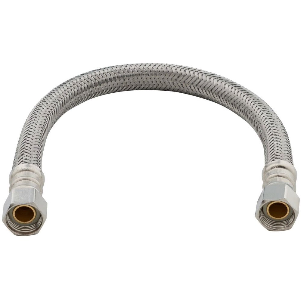 Proflo Pfx146342 12" Long Stainless Steel Braided Supply Lines