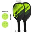 thumbnail image 2 of Eccomum Pickleball Rackets Set Pickleball Paddle Set of 2 Rackets and 4 Pickleballs Balls Pickle-Ball Racquet with Balls Sports Accessory, 2 of 8