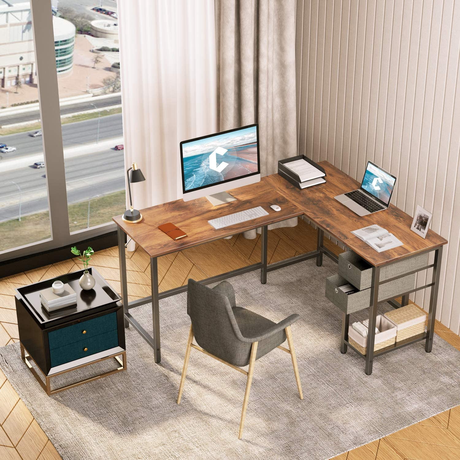 Cubicubi L Shaped Desknull