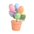 thumbnail image 2 of Tachiuwa Easter Decoration Easter Egg Foam Vase Festival Fake Ornaments, Artificial Flower Bouquet for Party Wedding Home 17cmx7cmx7cm, 2 of 9
