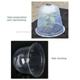 thumbnail image 5 of Plant Dome Garden Cloche Dome Plant Bells Protector Cover Plastic Plant Protector Mini Insulation Cover Plastic Mini Greenhouse Dome Clear (3-Pack), 5 of 6