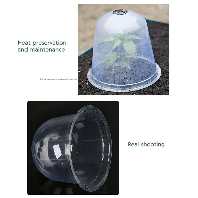 NSESSHome Cloche Garden Dome, Plant Covers, Clear Plastic Dome, Humidity  Domes for Seed Starting Greenhouse, Plant Dome - Walmart.com