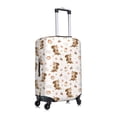thumbnail image 3 of Xecao Fall Squirrel print Elastic Luggage Cover, with double-sided print , is perfect for travel, business, and daily use, 3 of 9