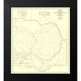 thumbnail image 2 of USGS 12x13 Black Modern Framed Museum Art Print Titled - Grand Canyon East Half Arizona - USGS 1927, 2 of 5