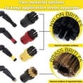 thumbnail image 1 of Cleaning Brushes for SC1 SC2 SC3 SC4 SC5 SC7 CTK10 Steam Cleaner Attachments Replacement Round Sprinkler Nozzle, 1 of 5