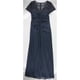 thumbnail image 2 of XSCAPE Womens Ruched Gown Dress, darkgray, Plus Size, 16W, 2 of 2