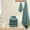 Sky Blue, variant on Coral Velvet Bath Towel Set, Cotton Thickened Green Towels, 35x70 Inch Quick-Drying Absorbent Towel, Non-Fluffy Spa Bath Sheet, Ear Hanging Design, Household Luxury Bathing Towel (1 Bath 3 Towels)