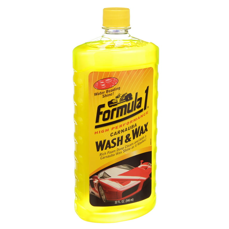  Formula 1 Ceramic Wash & Wax 32 oz. - Premium Liquid Car Wax &  Cleaner for Performance & Luxury Automotive : Automotive