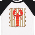 thumbnail image 4 of Inktastic Lobster Striped Cute Squiggle Boys or Girls Toddler T-Shirt, 4 of 5