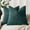 Dark Blue-Green, variant on SUSIELADY Pack of 2 Decorative Throw Pillow Covers, 18x18 Inch, Soft Textured Square Cushion Covers with Zipper for Sofa, Couch, Bed, Living Room, Farmhouse, Cozy Accent Pillows, Rust-Orange