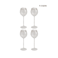 thumbnail image 4 of Juego de 4 copas Bruna transparente filo oro, 4 of 6