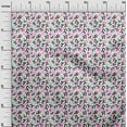 thumbnail image 3 of oneOone Polyester Spandex White Fabric Kids Floral Dress Material Fabric Print Fabric By The Yard 56 Inch Wide, 3 of 4