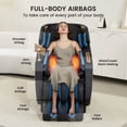 thumbnail image 5 of Real Relax 3D Massage Chair, Full Body Zero Gravity Recliner with SL Track, Yoga Stretching, Foot Rollers, Bluetooth, Heating, Black, 5 of 7