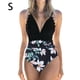 thumbnail image 3 of Toystoory Traje de baño de mujer Traje de baño de moda Traje de baño de moda Verde + Flor blanca S Deportes acuáticos Negro+Flor Negra S Toystoory OD021064-11, 3 of 6
