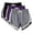 Gray C, variant on Enjoytime 3 Pack Athletic Shorts for Women Patchwork Elastic Waist Lounge Casual Summer Travel Plus Size Shorts with Pockets