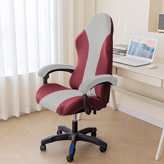Mictong Gaming Chair Cover, Universal Stretch Chair Covers, Detachable And Washable Office Chair Cover, Suitable For All-Round Protection Of Gaming Chairs And Office Chairs, 1 Piece, Style 18