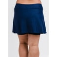 thumbnail image 4 of Calypsa Women's and Women's Plus High Waisted Short Swim Skort with Attached Hidden Shorts, 4 of 10