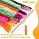 thumbnail image 3 of 300 Limpiapipas, Tallos de Chenilla Multicolor, para Manualidades, 20 Colores Surtidos para Manualidades., 3 of 5