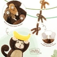 thumbnail image 6 of MaoGoLan 25.6" Monkey Mommy Stuffed Animal with 3 Baby Monkeys & 1 Banana Plush Toy, 6 of 8